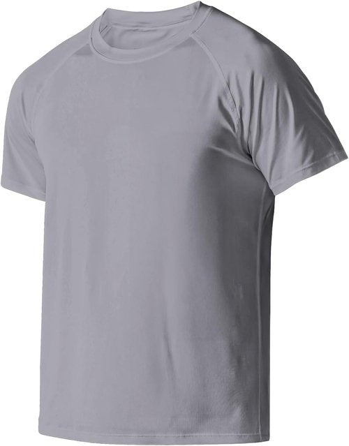 HYCOPROT Men's Quick-Dry Workout T-Shirts - Moisture-Wicking Short Sleeve Athletic Tee for Gym & Running