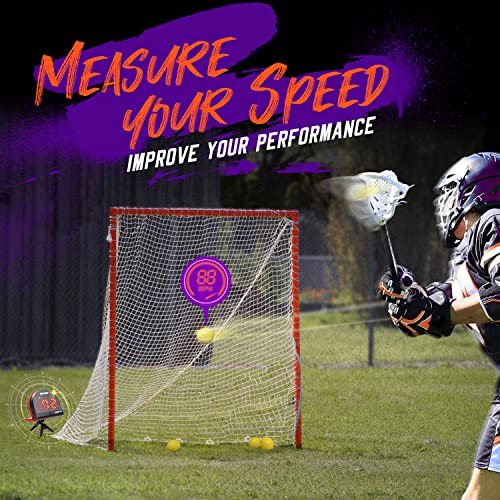 Lacrosse Speed Radar Gun - Shot Power & Speed Detection for Training & Practice