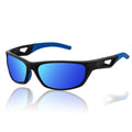 SKYWAY Fishing Baseball Polarized Sports Sunglasses for Men Light Floating Shades for Women Athletic Running Cycling Sun Glasses Blue Lens