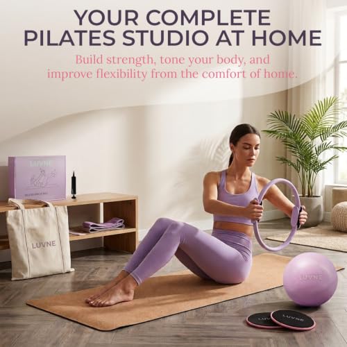 Form Pilates Equipment Set – 11-Piece Home Workout Kit with Resistance Bands, Sliders & Guide