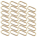 27 Gold Oval Spring Carabiner Keychain Clips for Bags & Crafts