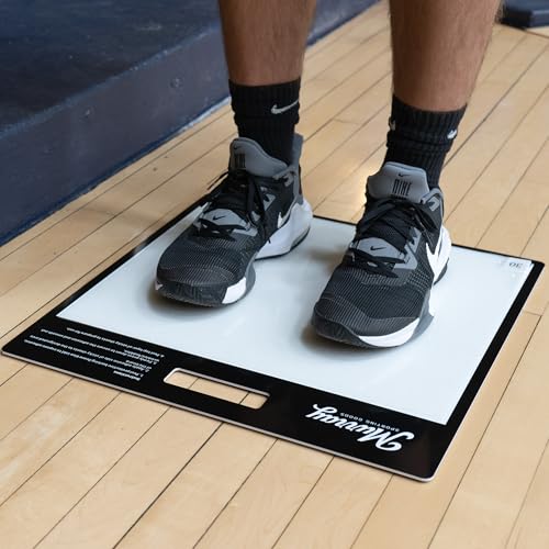 Basketball Sticky Mat - Courtside Premium Shoe Grip & Traction Sheets - 19x19 Inches - Variation: Basketball Sticky Mat