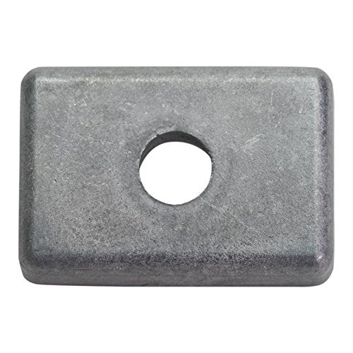 Marine Aluminum Anode for Mercury 4-9.9 HP Outboards - Square Replacement Part