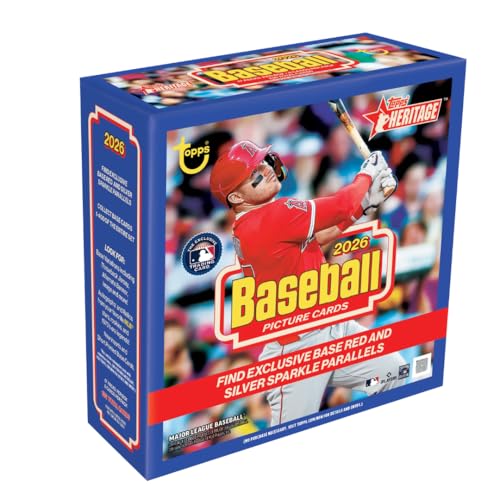 2026 Topps Heritage Baseball Mega Box Sealed Collectible Card Pack