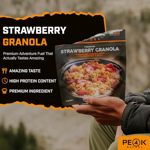 Peak Refuel Strawberry Granola Freeze-Dried Meals - 6 Pack, 23g Protein