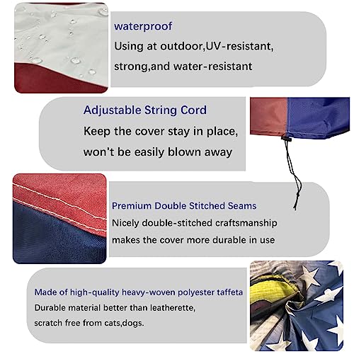 Pool Table Cover 8ft Waterproof Dustproof Indoor Outdoor Billiards Accessories