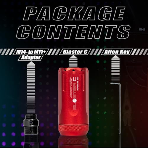 ACETECH Black BL4STER C Tracer Unit for Airsoft Green Gel BB in the Dark