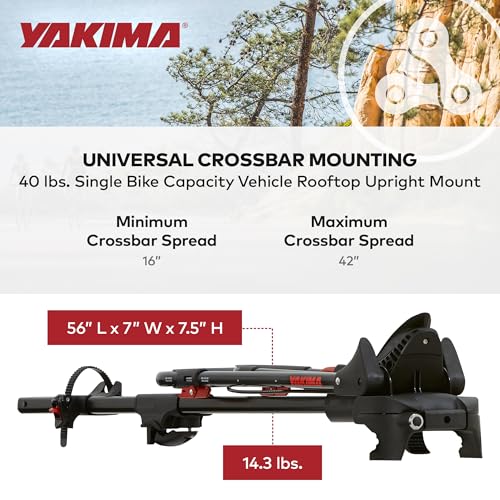 Yakima FrontLoader Rooftop Bike Rack Mount for Cars & SUVs