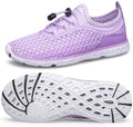 Kids Water Shoes - Quick Dry, Beach & Pool Footwear - Purple 10 Toddler