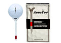 Reuseable & Unbreakable Plastic Golf Tee ‖ Reduced Friction. Perfect Strike ‖ USGA Approved & Patented in USA (White/Pack of 5, 2 3/4")
