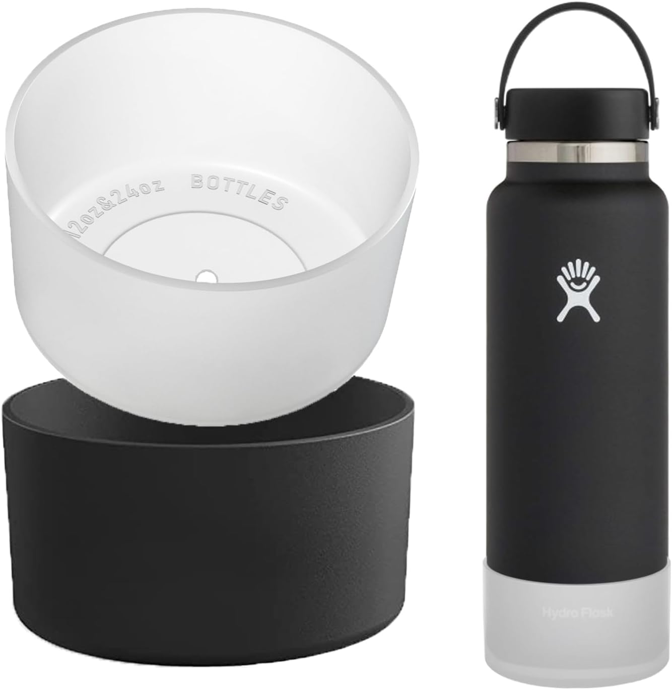 Skiennix Silicone Boot - Anti-Scratch Protective Sleeve for Hydro Flask | Fits 12oz-40oz Bottles