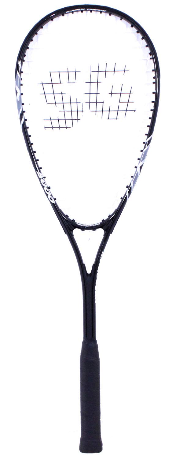 SquashGalaxy Intro 5000 Squash Racquet Series (Beginner Frame, Amazing Value!!) (Black)