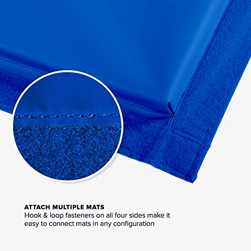 We Sell Mats Foldable Exercise Mat 2-Inch Thick 4x8 Feet - Blue