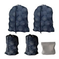 Golf Tee Pouch Bag with Zipper and Clip for Men - Grey
