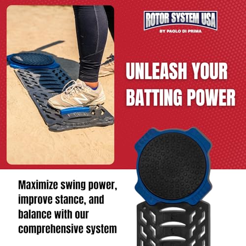 Baseball & Softball Power Batting System with Stride Plate Extension Bundle