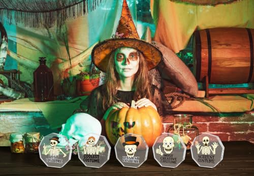 Halloween Skull Trophy Awards for Costume Contest - 6 Pack