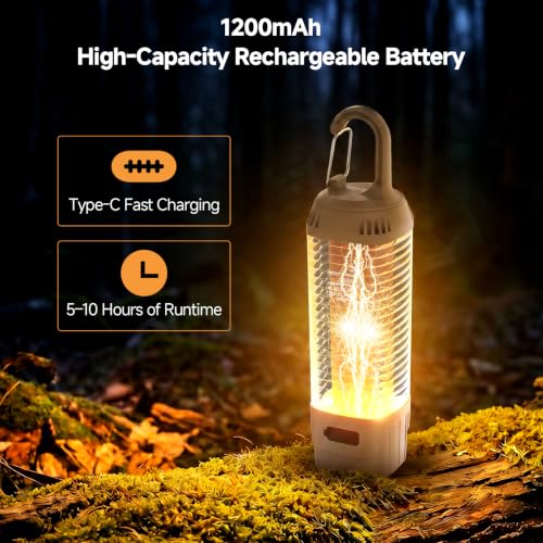 Rechargeable LED Camping Lantern with 4 Light Modes & Long Battery Life