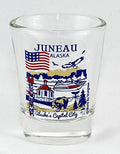 Juneau Alaska Shot Glass - Great American Cities Collection