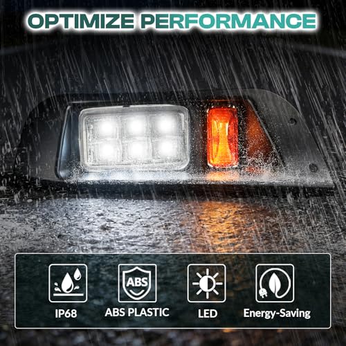Golf Cart LED Light Kit for EZGO TXT 1996-2013 Headlights & Taillights, Waterproof 12V