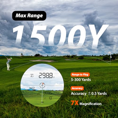Golf & Hunting Range Finder VRP 1500 Yards Slope Switch - Gogogo Sport Vpro