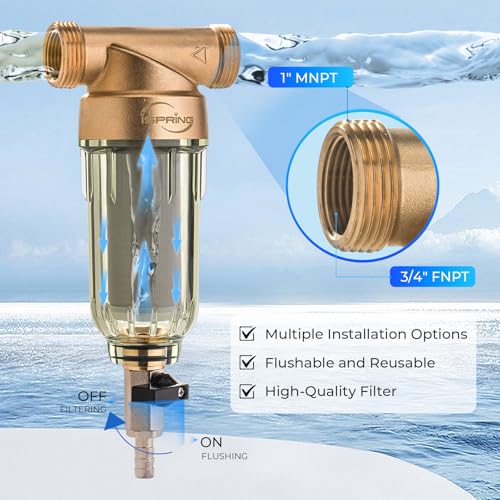 iSpring WSP-100 Whole House Spin Down Sediment Filter - Classic / 100 Micron