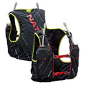 Nathan Pinnacle Hydration Running Vest Backpack for Trail & Marathon - Black / Hibiscus / Medium