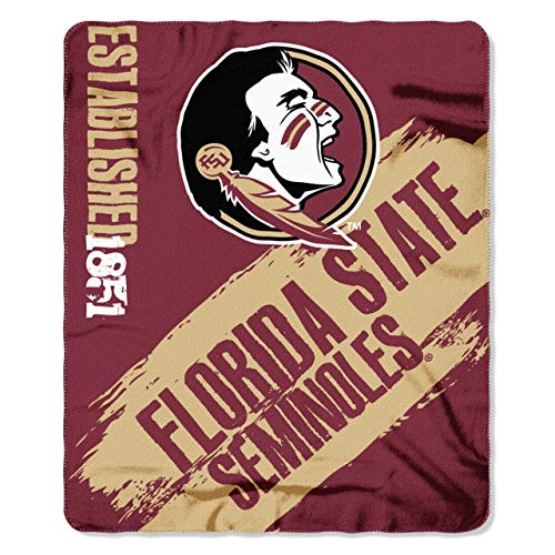 Florida State Seminoles Fleece Throw Blanket - 50x60 Painted NCAA Fan Gift Variation