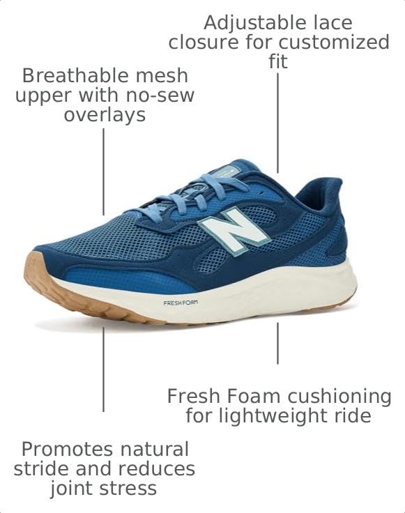 New Balance Men's Fresh Foam Arishi V4 Tiralux Sneakers - Magic Blue/Navy