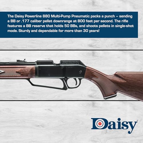 Daisy Powerline 880 Multi-Pump BB & Pellet Rifle Kit - Model 880