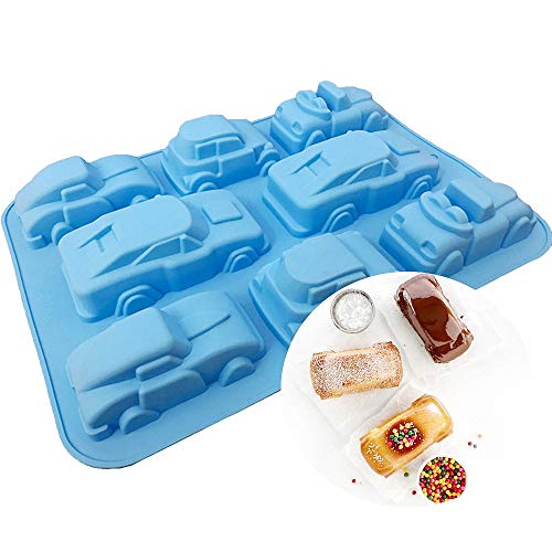 Car Silicone Mold Large Size 12.6 x 9.5 inch Baking & Craft Tray