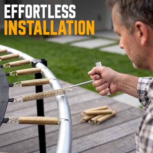 ACWARM Home 3.5 Inch Trampoline Spring Replacement Kit Heavy Duty Galvanized Steel