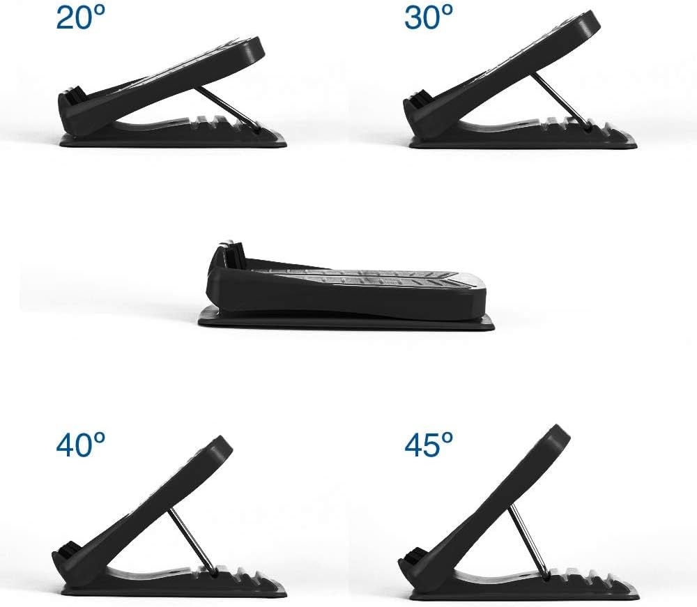 StrongTek Portable Slant Board - Lightweight 3.7 lbs, 5-Level Adjustable Calf Stretch Board for Safe Stretching & Improved Flexibility