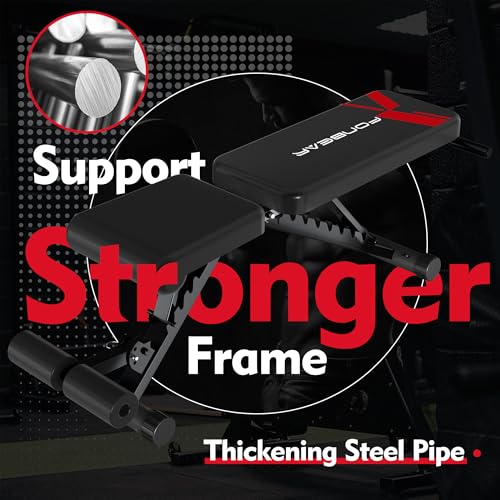 Adjustable Weight Bench for Full Body Strength Training - Foldable & Heavy Duty