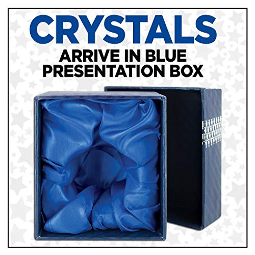 Excellence In Leadership Customized Crystal Award Trophy 6.5" - Employee Recognition, Corporate Gift