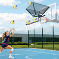 Black Volleyball Setter Trainer with Multi-Directional Catch Net - Indoor & Outdoor Practice Equipment
