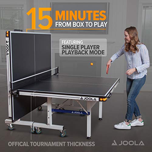 Standard 25mm Indoor Ping Pong Table Tennis Table with Net & Accessories - Tournament Quality