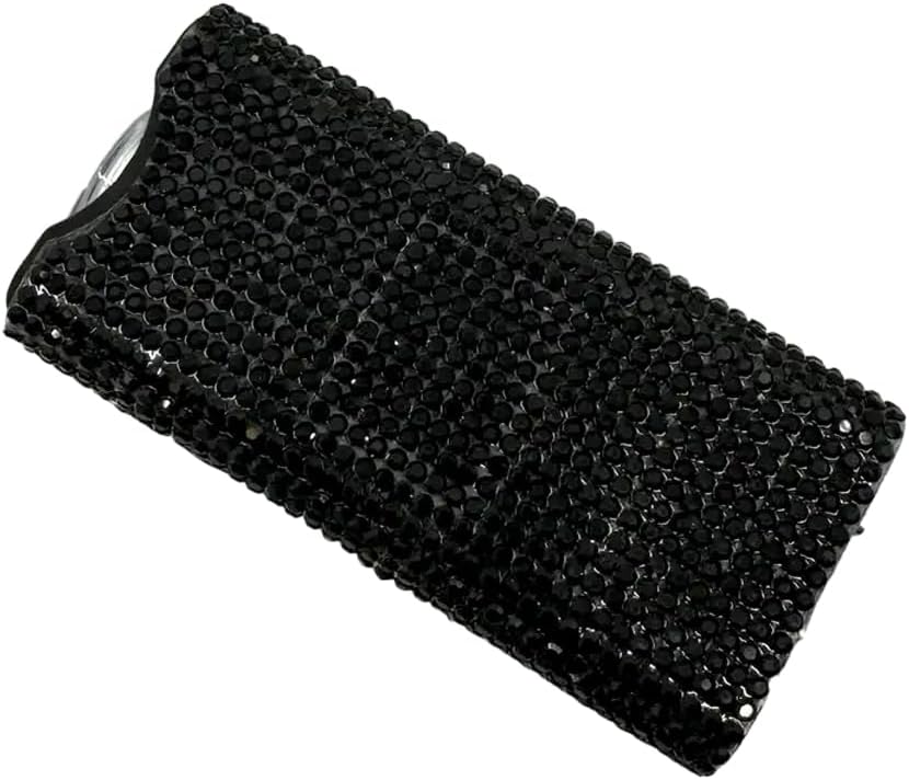 Streetwise Rhinestone Stun Gun Keychain - Compact Rechargeable Self-Defense Flashlight with Holster & Keyring for Women