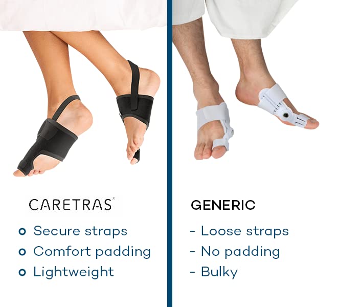 Bunion Corrector for Men & Women - Toe Straightener with Adjustable Support