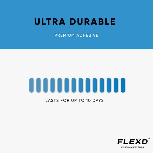 Flexd - Dexcom G6 Over Patches Waterproof (Pack of 30) - Tan