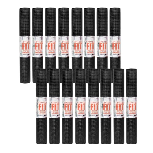 Black 16-Pack 3mm Bulk Yoga Mats - Non-Slip, Cushioned, Easy to Maintain