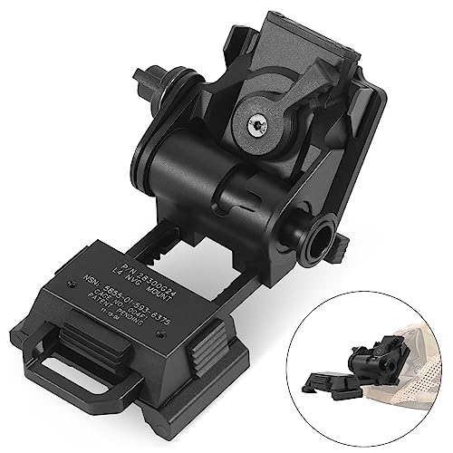 Night Vision Goggles Metal Helmet Mount - PVS14/15/18, Black