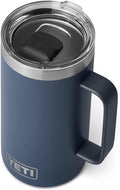 YETI Rambler 24 oz Mug - Vacuum Insulated Stainless Steel with MagSlider Lid for Ultimate Durability