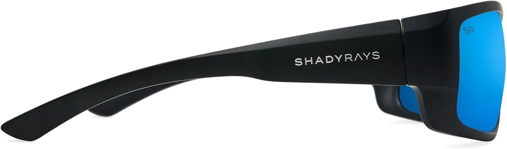 Shady Rays Capitan Sunglasses - Polarized Lenses with Rubber Accents for Ultimate Comfort