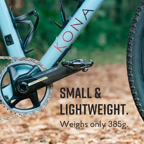 Funn Clast Clip-In MTB Pedals Black - Single Sided Clip for Mountain Biking