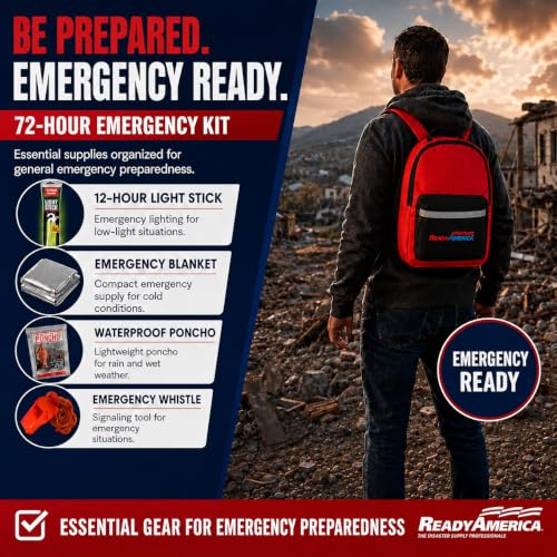 Ready America Deluxe 2-Person 3-Day Emergency Backpack Kit
