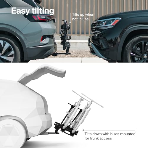 Thule OutPace 2 Bike Hitch Rack - Supports 2 Bikes, 1.25" & 2" Hitch, 110lb Capacity
