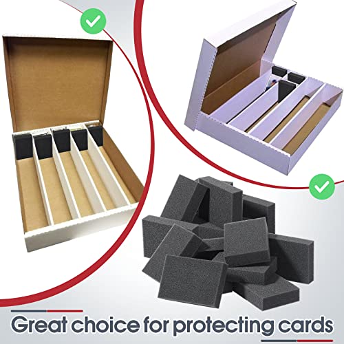 20 Pcs Shock Absorbing Card Dividers for Storage Boxes EVA Foam Inserts