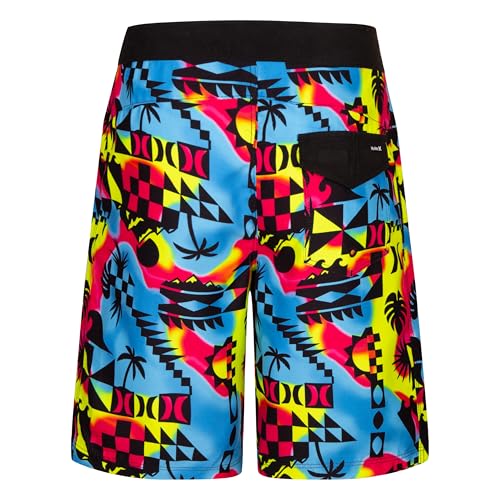 Hurley Boys Printed Board Shorts - Multi Aztec 7-Inch Swim Trunks
