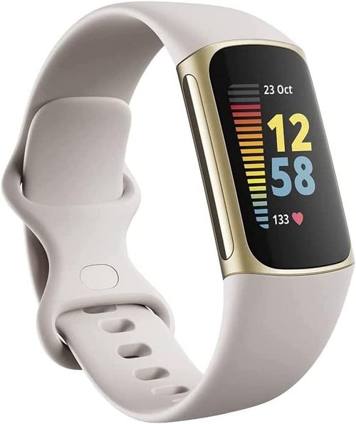 Fitbit Charge 5 Fitness & Health Tracker - Built-In GPS, Stress Management, Sleep Tracking | One Size (S & L Bands Included)
