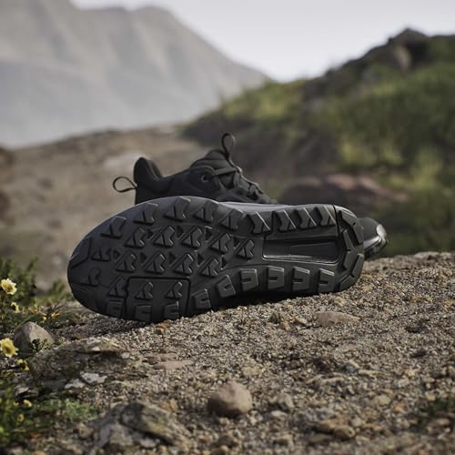 adidas Men's Terrex Anylander Mid Rain.RDY Hiking Shoes - Black/Black/Grey, 11